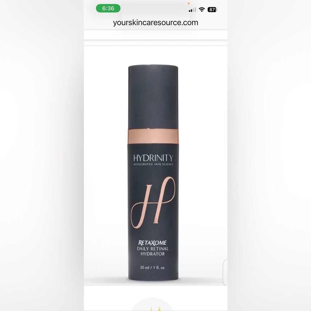 Daily Retinal Hydrator - Black and Gold